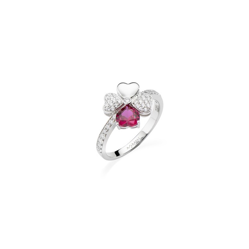 ANELLO QUADRICUORE DONNA AMEN 