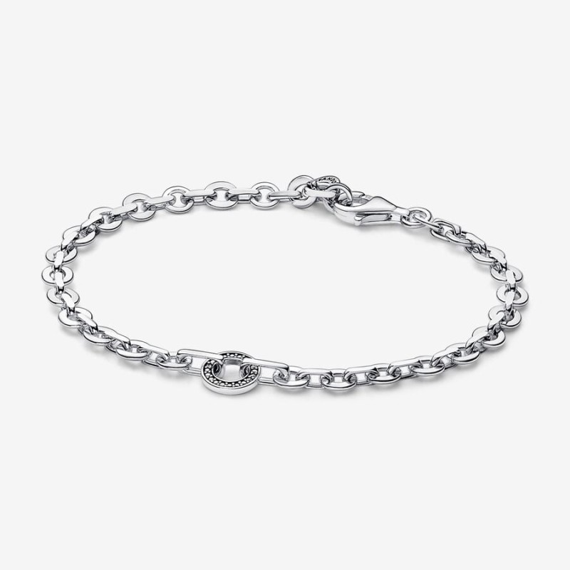 BRACCIALE CERCHIO PAVE' MIS.18 DONNA PANDORA 