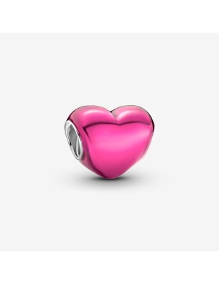 CHARM CUORE METALLICO ROSA DONNA PANDORA  799291C03 PANDORA