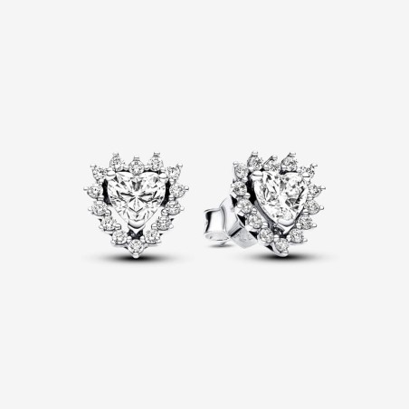 ORECCHINI PUNTO LUCE CUORE E PAVE DONNA PANDORA  293097C01 PANDORA