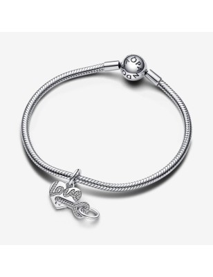 CHARM PENDENTE DIVISIBILE CUORE E CHIAVE DONNA PANDORA  793081C01 PANDORA