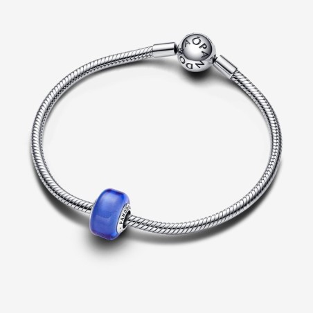 CHARM MINI VETRO DI MURANO BLU DONNA PANDORA 