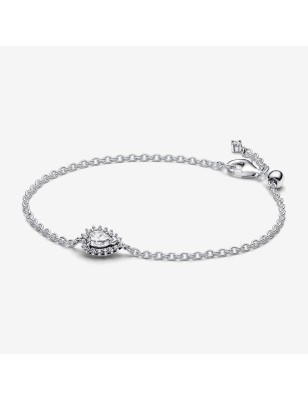 BRACCIALE A CATENA CON PUNTO LUCE GOCCIA PANDORA