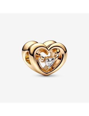 CHARM CUORE SPLENDENTE CON PIETRA DONNA PANDORA  762493C01 PANDORA