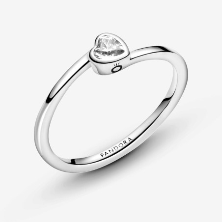 ANELLO CUORE INCLINATO MIS.60 DONNA PANDORA 