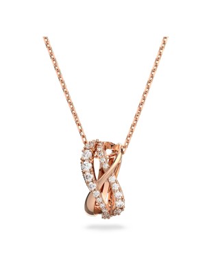 COLLANA TWIST ORO ROSA DONNA SWAROVSKI  5620549 SWAROVSKI