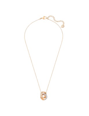 COLLANA PENDENTE FURTHER PAVÉ CERCHI INTRECCIATI DONNA SWAROVSKI  5240525 SWAROVSKI