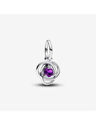 PENDENTE CERCHIO ETERNO VIOLA FEBBRAIO PANDORA 793125C02 PANDORA