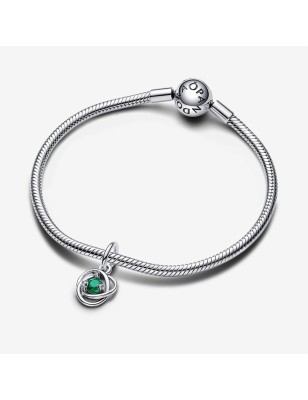 PENDENTE CERCHIO ETERNO VERDE SCURO MAGGIO PANDORA 793125C05 PANDORA