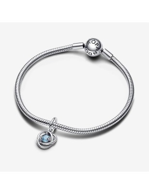 PENDENTE CERCHIO ETERNO AZZURRO MARZO PANDORA 793125C03 PANDORA