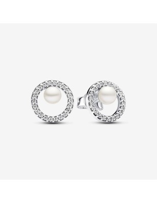 ORECCHINI PERLE E PAVÈ DONNA PANDORA  293154C01 PANDORA