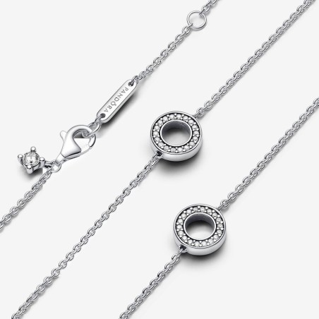 COLLANA CERCHI PAVE' DONNA PANDORA 