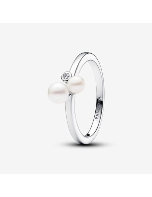 ANELLO PERLE ACQUA DOLCE E PUNTO LUCE PANDORA