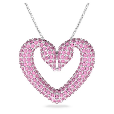 COLLANA UNA CUORE GRANDE ROSA DONNA SWAROVSKI  5631931 SWAROVSKI