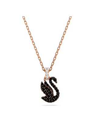 COLLANA PENDENTE SWAN CIGNO PICCOLO NERO DONNA SWAROVSKI 