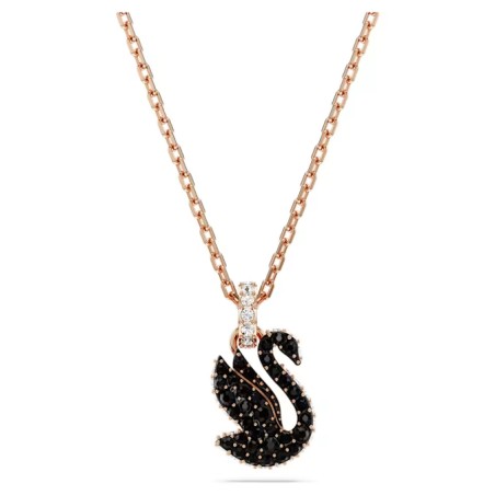 COLLANA PENDENTE SWAN CIGNO PICCOLO NERO DONNA SWAROVSKI  5678046 SWAROVSKI