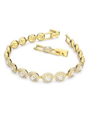 BRACCIALE ANGELIC TAGLIO TONDO GOLD DONNA SWAROVSKI 