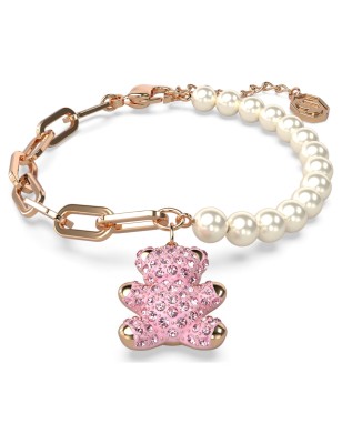 BRACCIALE ORSO TEDDY ROSA DONNA SWAROVSKI 