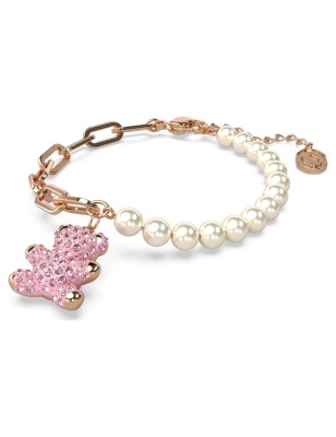 BRACCIALE ORSO TEDDY ROSA DONNA SWAROVSKI 