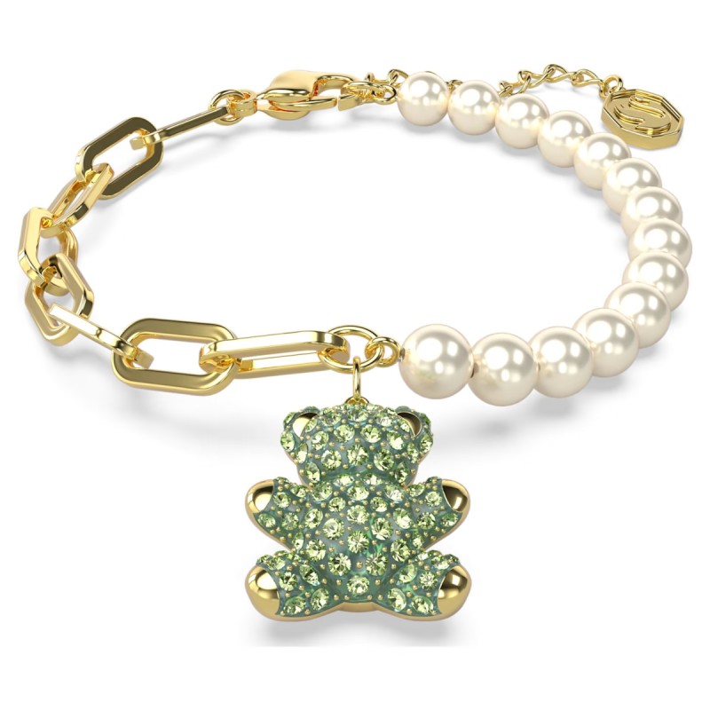 BRACCIALE ORSO TEDDY VERDE DONNA SWAROVSKI 