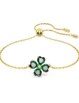 BRACCIALE IDYLLIA QUADRIFOGLIO VERDE DONNA SWAROVSKI 