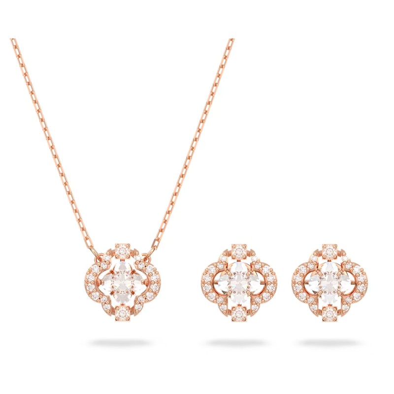 SET SPARKLING DANCE QUADRIFOGLIO DONNA SWAROVSKI 