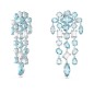 ORECCHINI CHANDELIER EXTRA LUNGHI BLU DONNA SWAROVSKI 