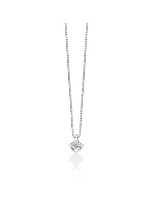 COLLANA PUNTO LUCE GRIFFES CUORE DONNA MILUNA I DIAMANTI