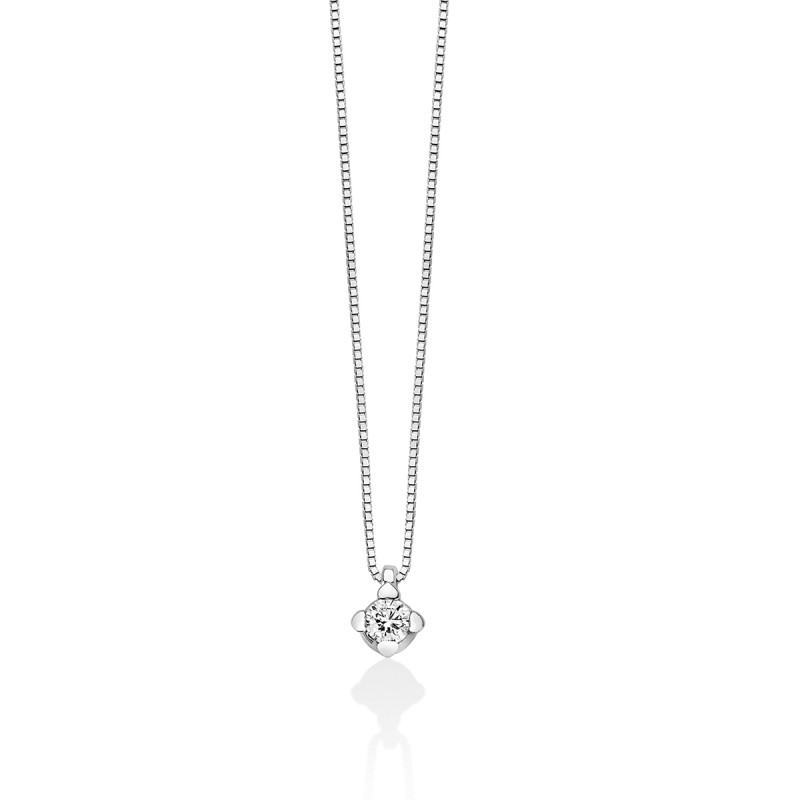 COLLANA PUNTO LUCE GRIFFES CUORE DONNA MILUNA I DIAMANTI