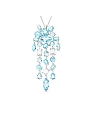 COLLANA PENDENTE GEMA BLU DONNA SWAROVSKI 