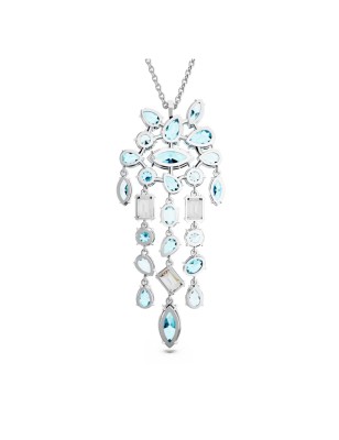 COLLANA PENDENTE GEMA BLU DONNA SWAROVSKI  5666014 SWAROVSKI