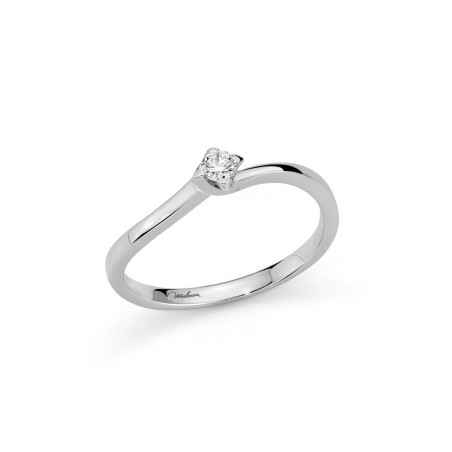 ANELLO SOLITARIO IN PLATINO DONNA MILUNA I DIAMANTI LI812-010P Miluna