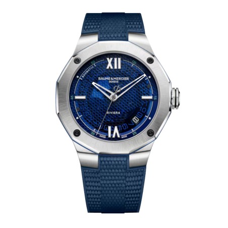 OROLOGIO BAUMATIC BLU UOMO BAUME & MERCIER RIVIERA M0A10701 BAUME & MERCIER