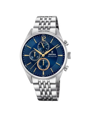 OROLOGIO BLU UOMO FESTINA TIMELESS CHRONOGRAPH