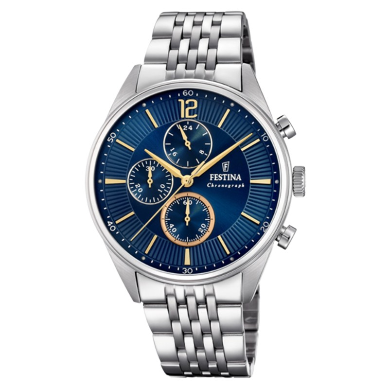 OROLOGIO BLU UOMO FESTINA TIMELESS CHRONOGRAPH