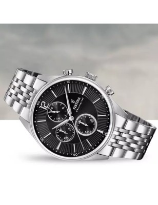 OROLOGIO NERO UOMO FESTINA TIMELESS CHRONOGRAPH