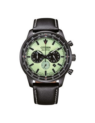 OROLOGIO AVIATOR CRONO PELLE UOMO CITIZEN 