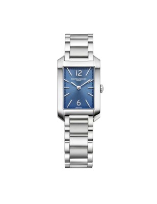 OROLOGIO RETTANGOLARE BLU DONNA BAUME & MERCIER HAMPTON