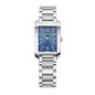 OROLOGIO RETTANGOLARE BLU DONNA BAUME & MERCIER HAMPTON