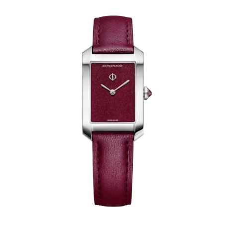 OROLOGIO BORDEAUX DONNA BAUME & MERCIER HAMPTON M0A10673 BAUME & MERCIER