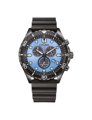 OROLOGIO SPORT CRONO CAUCCIÙ NERO UOMO CITIZEN  AT2567-18L CITIZEN