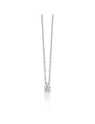 COLLANA PUNTO LUCE IN PLATINO DONNA MILUNA I DIAMANTI CLD4512-010P MILUNA