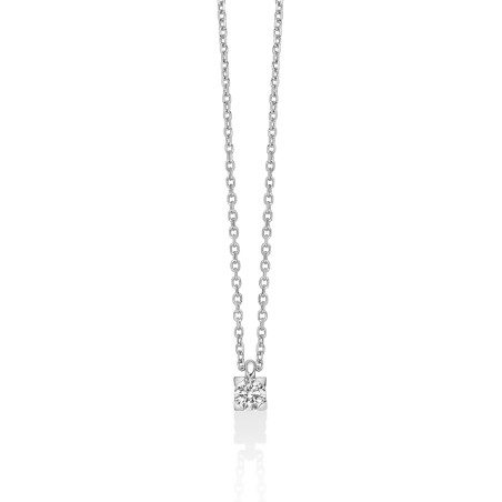 COLLANA PUNTO LUCE IN PLATINO DONNA MILUNA I DIAMANTI CLD4512-010P MILUNA