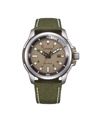 OROLOGIO SEA LAND NATO VERDE UOMO CITIZEN 