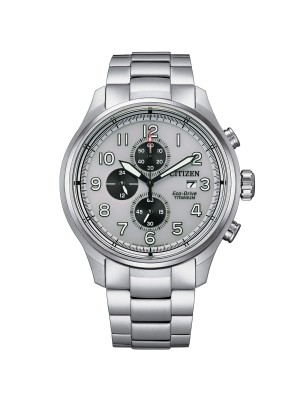 OROLOGIO ECO-DRIVE BIANCO UOMO CITIZEN SUPER TITANIUM CA0810-88A CITIZEN