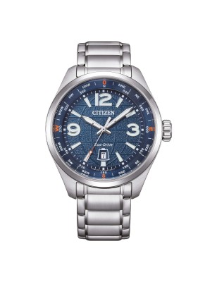 OROLOGIO URBAN TRAVELER BLU UOMO CITIZEN 