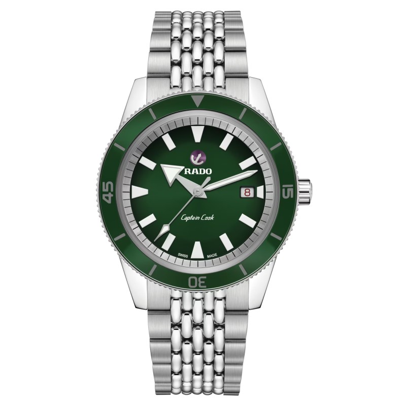 OROLOGIO CAPTAIN COOK VERDE UOMO RADO 