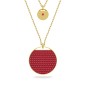 COLLANA PENDENTE ROSSO DONNA SWAROVSKI GINGER