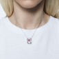 COLLANA CHROMA OTTAGONALE ROSA DONNA SWAROVSKI 