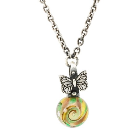 BEAD PENDENTE GIARDINO DELLE FARFALLE DONNA TROLLBEADS 